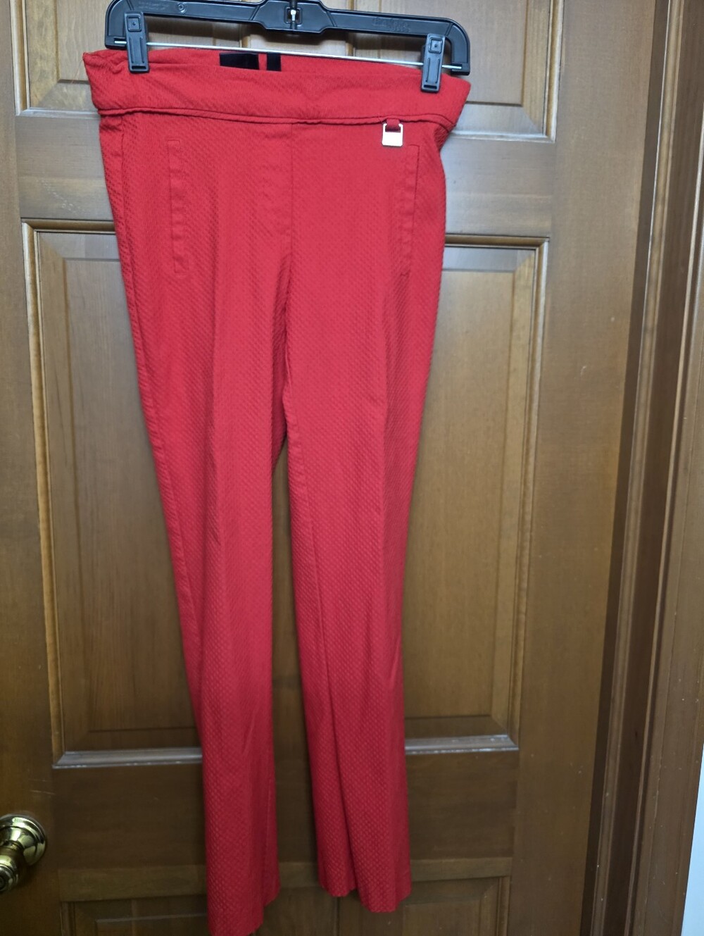Red Women's Slim Dress Pants RAFAELLA COMFORT
